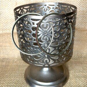 Large Copper/Brown Hoop Earrings